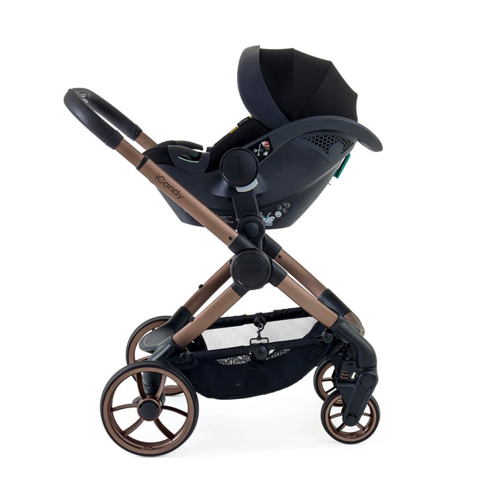 Bambinista - ICANDY - Travel Bundles - ICANDY Peach 7 Complete Bundle with Cocoon Car Seat & Base - Pecan