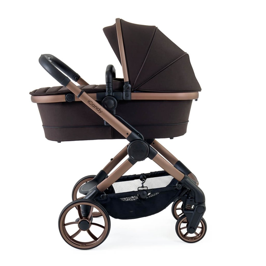 Bambinista - ICANDY - Travel Bundles - ICANDY Peach 7 Complete Bundle with Cocoon Car Seat & Base - Pecan