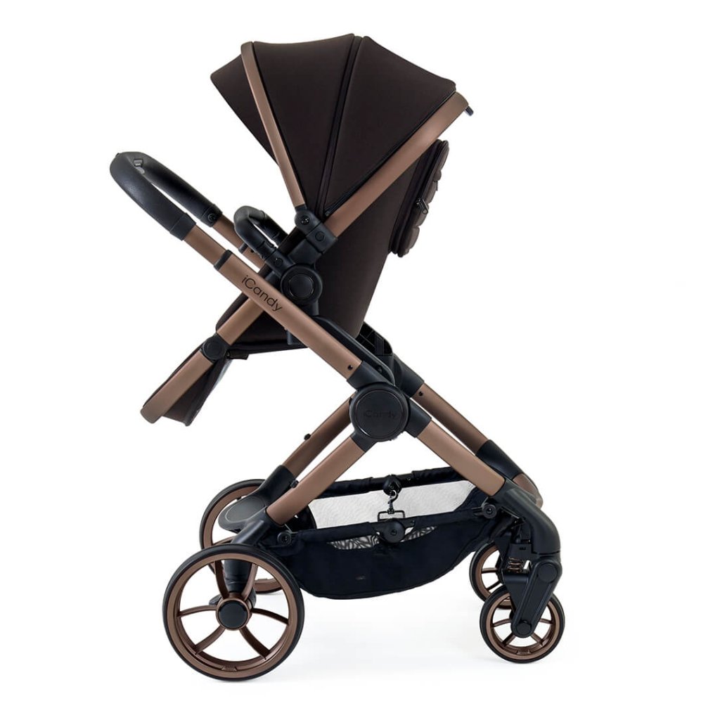 Bambinista - ICANDY - Travel Bundles - ICANDY Peach 7 Complete Bundle with Cocoon Car Seat & Base - Pecan