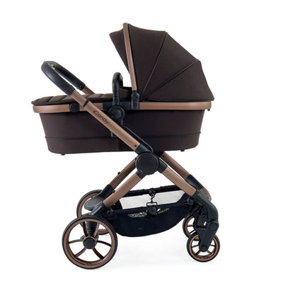 Bambinista - ICANDY - Travel Bundles - ICANDY Peach 7 Complete Travel System with Maxi Cosi Cabriofix Car Seat - Pecan (Special Edition)