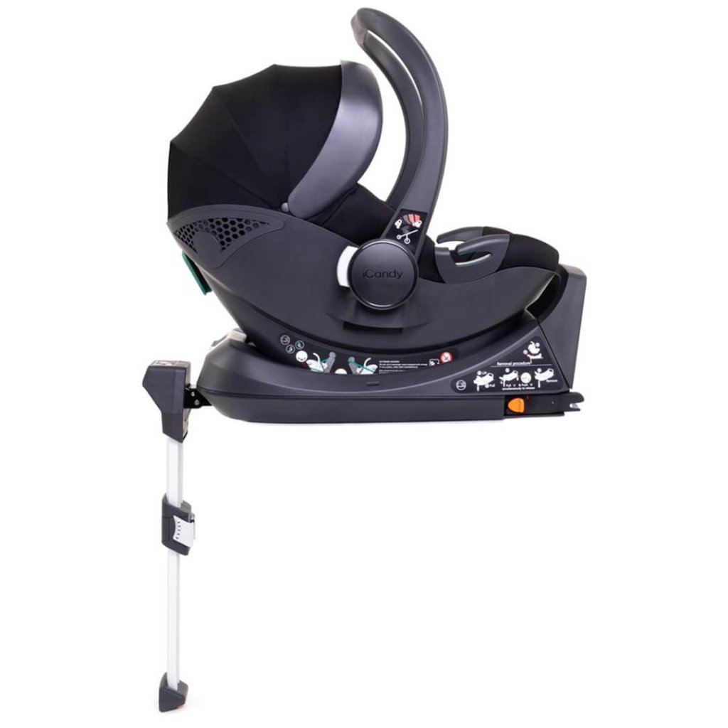 Bambinista - ICANDY - Travel - iCANDY Peach 7 Designer Collection Cerium Complete Bundle with COCOON Car Seat and Base - Black