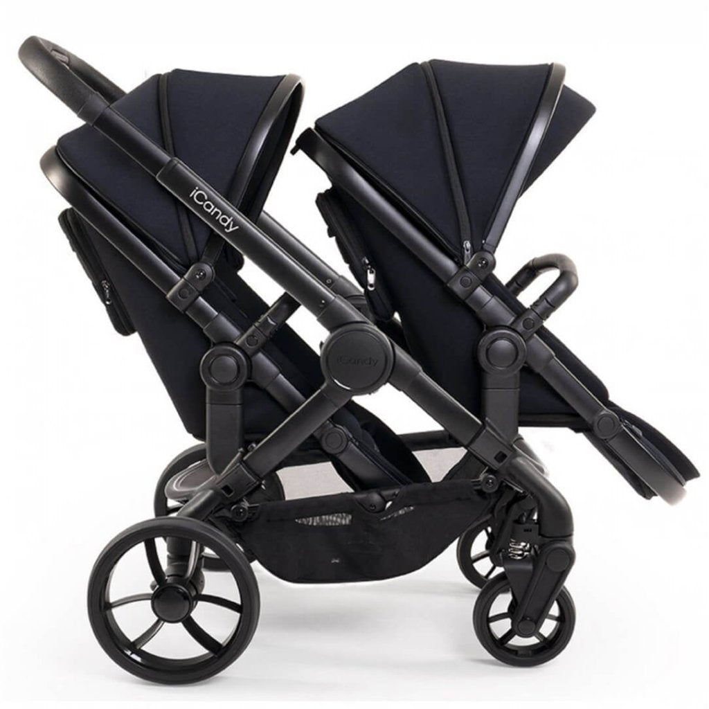 Bambinista - ICANDY - Travel - iCANDY Peach 7 Designer Collection Cerium Complete Bundle with COCOON Car Seat and Base - Black