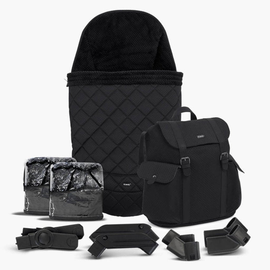 Bambinista - ICANDY - Travel Bundles - ICANDY Peach 7 Designer Collection Cerium Double - Black