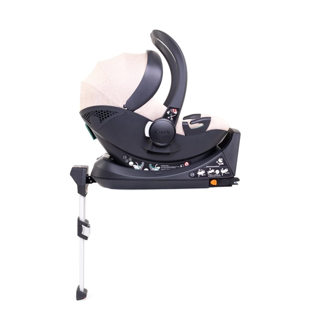 Bambinista - ICANDY - Travel - ICANDY Peach 7 Double Pushchair and Carrycot Combo Set - Biscotti