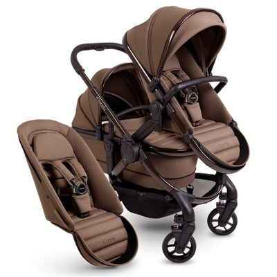 Bambinista - ICANDY - Travel Bundles - ICANDY Peach 7 Double Pushchair and Carrycot Combo Set - Coco