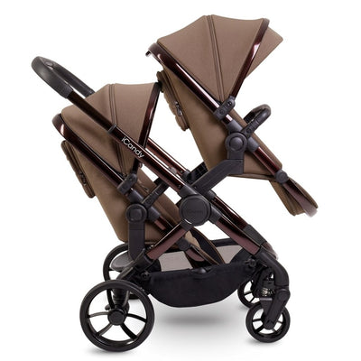 Bambinista - ICANDY - Travel - ICANDY Peach 7 Double Pushchair and Carrycot Complete Bundle Set - Coco