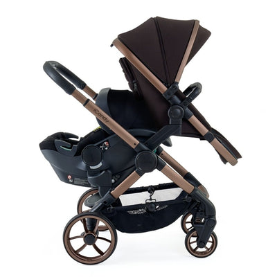 Bambinista - ICANDY - Travel Bundles - ICANDY Peach 7 Double Pushchair and Carrycot Complete Bundle Set - Pecan