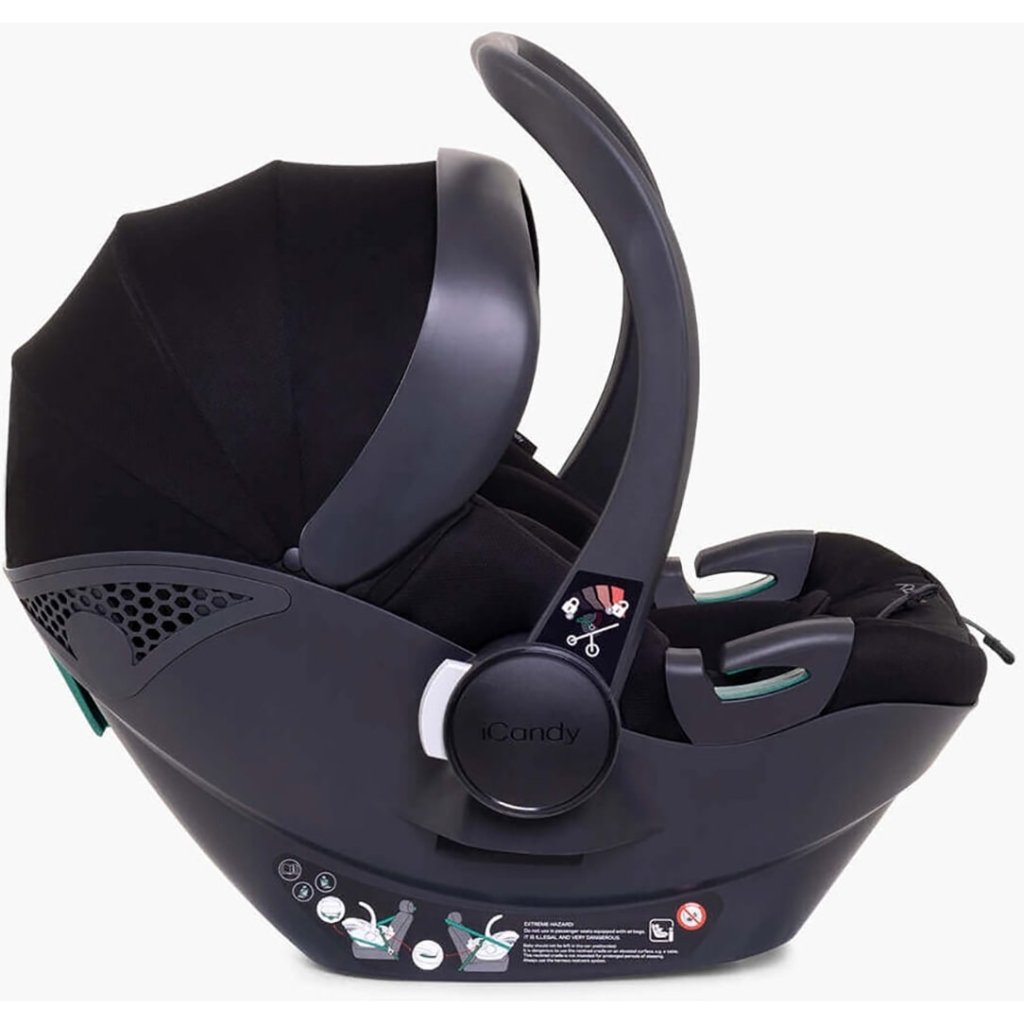 Bambinista-ICANDY-Travel-ICANDY Peach 7 Double with Black Cocoon Car Seat & Base - Black Edition