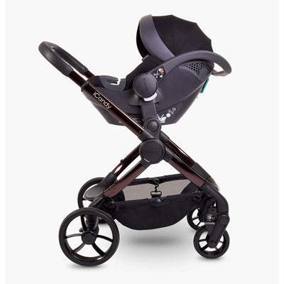 Bambinista-ICANDY-Travel-ICANDY Peach 7 Double with Black Cocoon Car Seat & Base - Coco