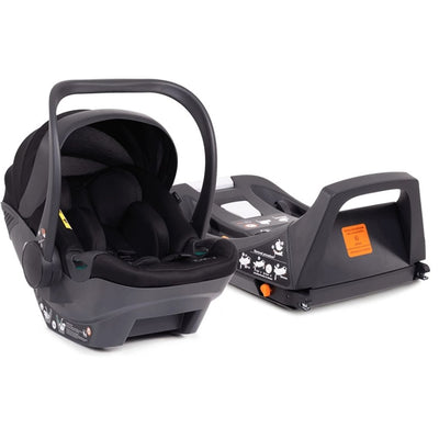 Bambinista-ICANDY-Travel-ICANDY Peach 7 Double with Black Cocoon Car Seat & Base - Jet (Cookie)