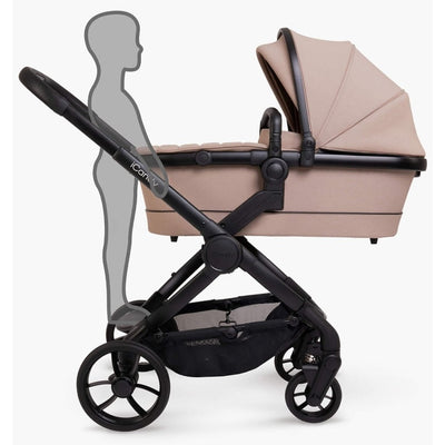 Bambinista-ICANDY-Travel-ICANDY Peach 7 Double with Black Cocoon Car Seat & Base - Jet (Cookie)