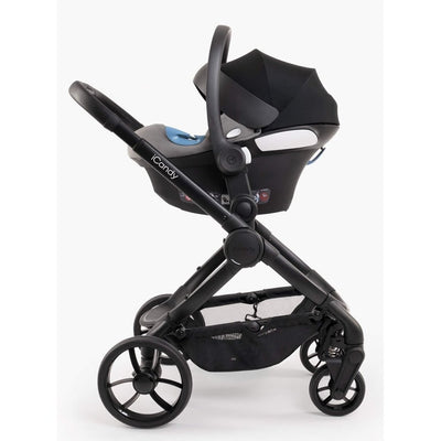 Bambinista-ICANDY-Travel-ICANDY Peach 7 Double with Black Cocoon Car Seat & Base - Jet (Cookie)