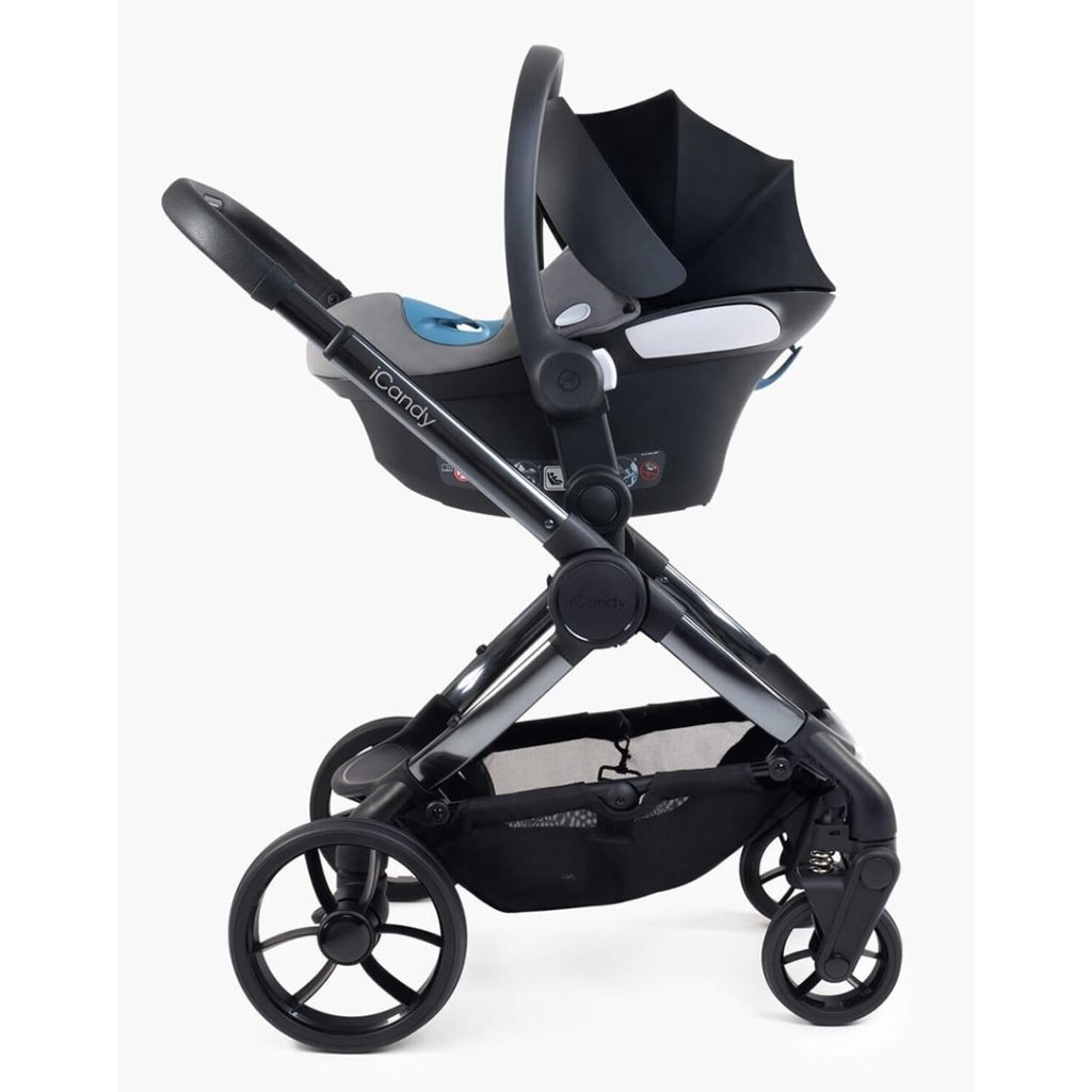 Bambinista-ICANDY-Travel-ICANDY Peach 7 Double with Black Cocoon Car Seat & Base - Phantom (Cobalt)