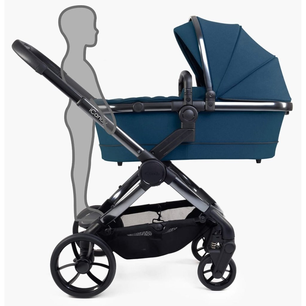 Bambinista-ICANDY-Travel-ICANDY Peach 7 Double with Black Cocoon Car Seat & Base - Phantom (Cobalt)