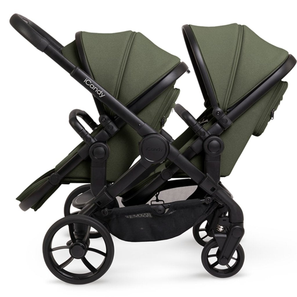 ICANDY Peach 7 Complete Travel System with Maxi Cosi Pebble 360 Pro2 Car Seat - Ivy