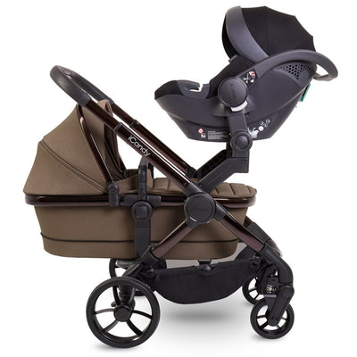 Bambinista - ICANDY - Travel - ICANDY Peach 7 Twin Pushchair and Carrycot Combo Set - Coco