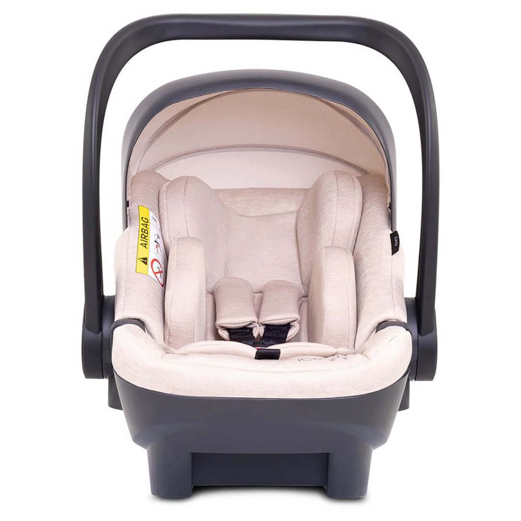 Bambinista - ICANDY - Travel - ICANDY Peach 7 Twin Pushchair Bundle With 2 x Cocoon Car Seat & Base - Biscotti