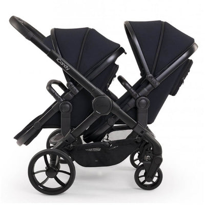 Bambinista - ICANDY - Travel - iCANDYPeach 7 Designer Collection Cerium Pushchair & Carrycot Combo - Black