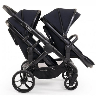 Bambinista - ICANDY - Travel - iCANDYPeach 7 Designer Collection Cerium Pushchair & Carrycot Combo - Black