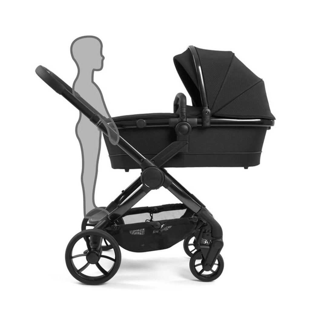 Bambinista - ICANDY - Travel - iCANDYPeach 7 Designer Collection Cerium Pushchair & Carrycot Combo - Black