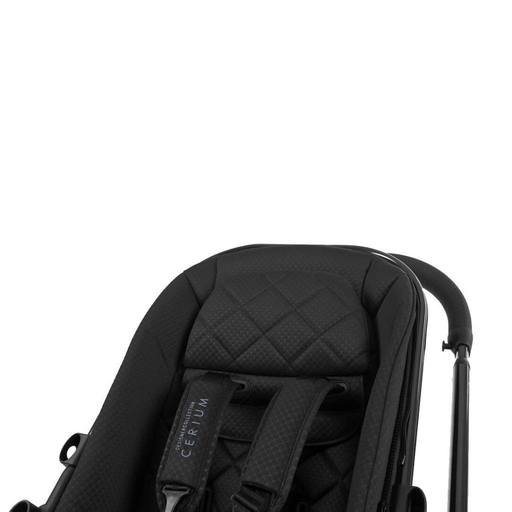 Bambinista - ICANDY - Travel - iCANDYPeach 7 Designer Collection Cerium Pushchair & Carrycot Combo - Black