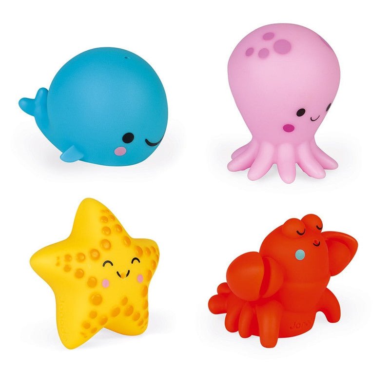 Bambinista - JANOD - Toys - JANOD 4 Sea Animals Squirters