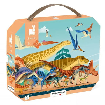 Bambinista - JANOD - Toys - JANOD Dino - Panoramic Dino Puzzle