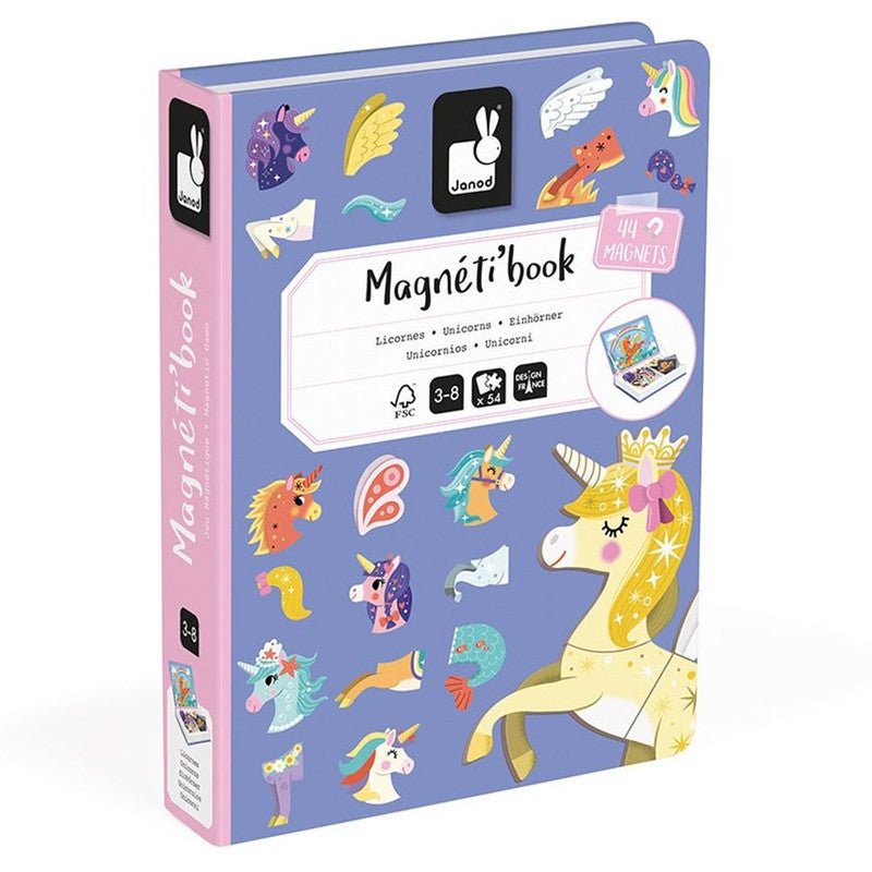 Bambinista - JANOD - Toys - JANOD Magneti'book Unicorn