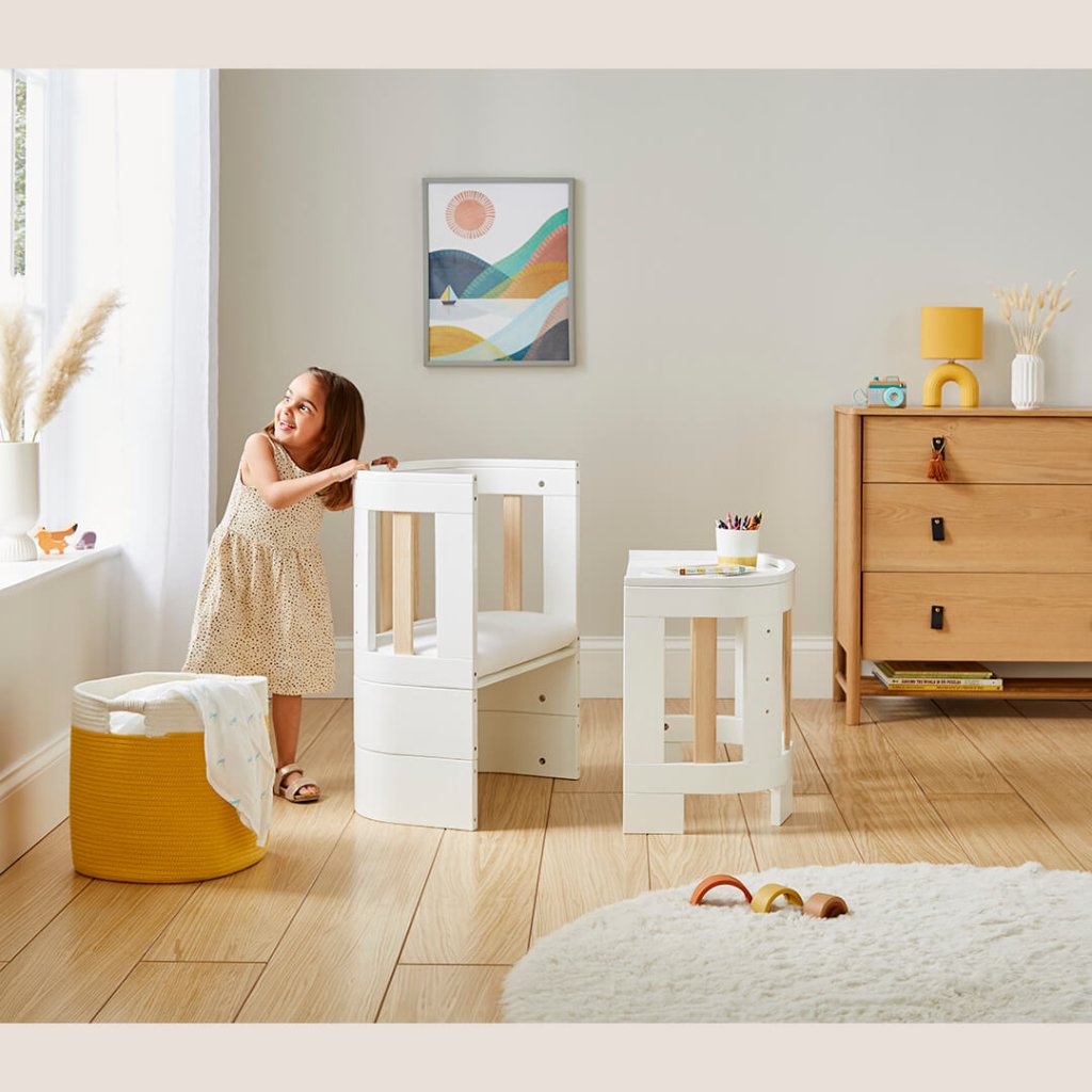 Bambinista - KIKI & SEBBY - Home - EX - DISPLAY - KIKI & SEBBY SBROUT 6 - in - 1 Multifunctional Crib & Cot Set