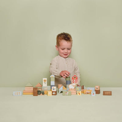 Bambinista - LITTLE DUTCH - LITTLE DUTCH Building Blocks FSC - Little Farm