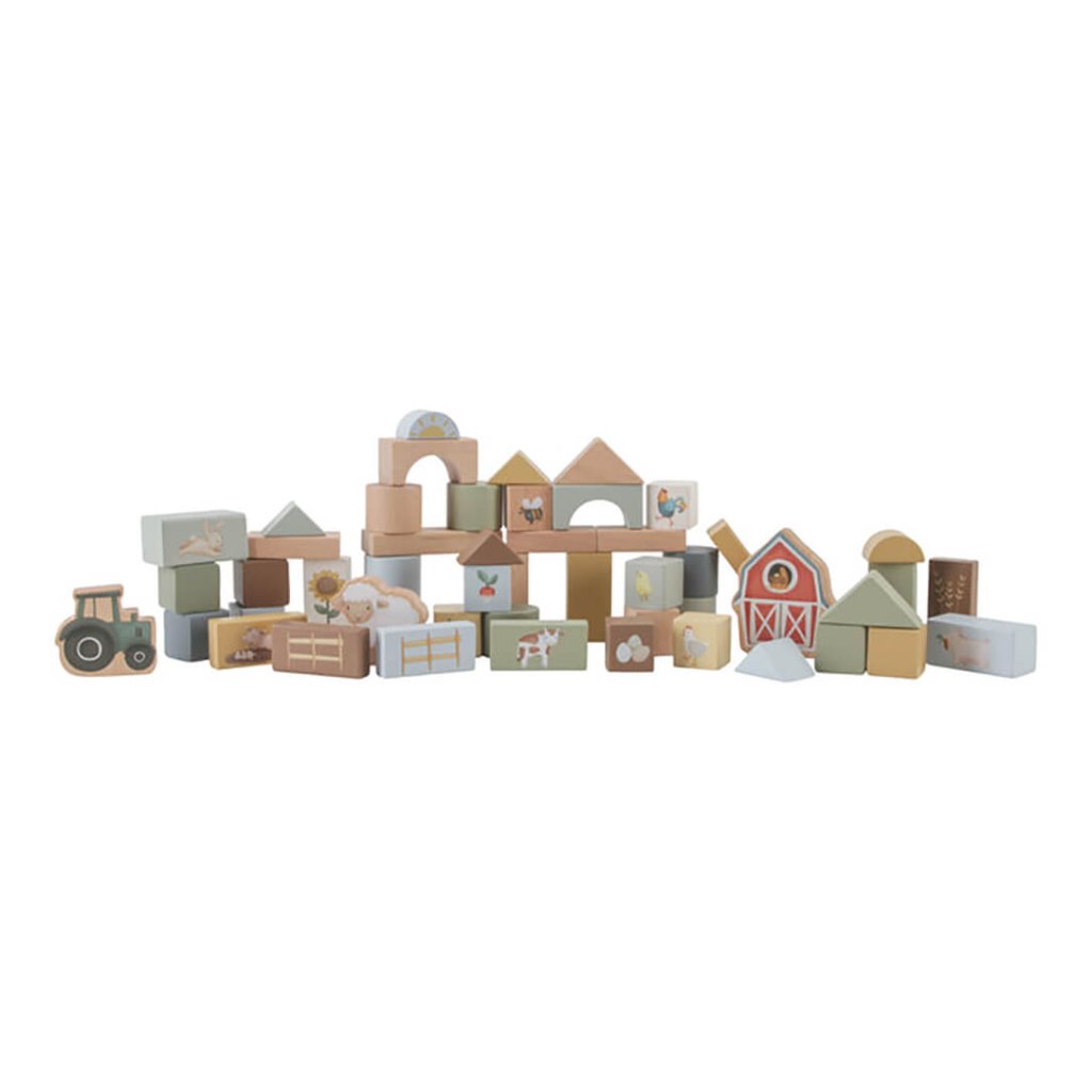 Bambinista - LITTLE DUTCH - LITTLE DUTCH Building Blocks FSC - Little Farm