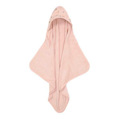 Bambinista - LITTLE DUTCH - LITTLE DUTCH Hooded towel embroidered 100x100 cm - Blossom