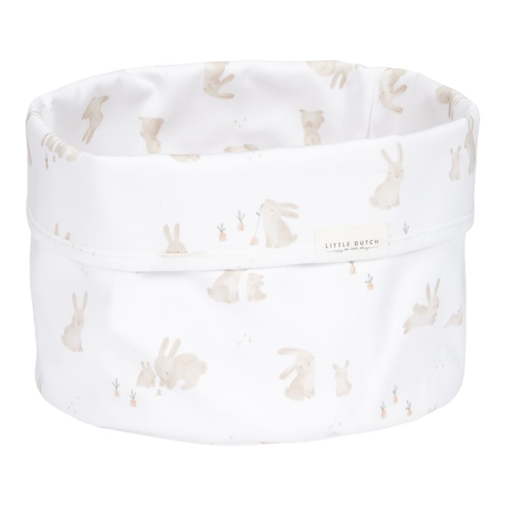 Bambinista - LITTLE DUTCH - LITTLE DUTCH Storage basket round - Baby Bunny