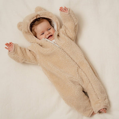 Bambinista - LITTLE DUTCH - One Piece - LITTLE DUTCH Teddy One Piece Suit Baby Bunny - Sand