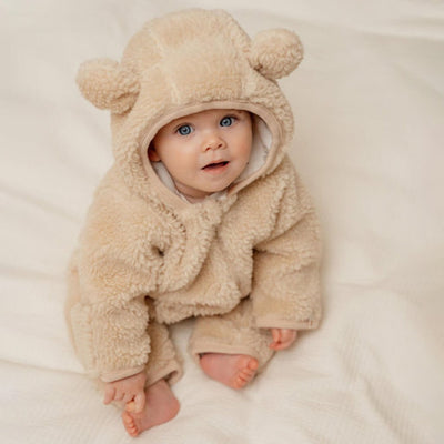 Bambinista - LITTLE DUTCH - One Piece - LITTLE DUTCH Teddy One Piece Suit Baby Bunny - Sand