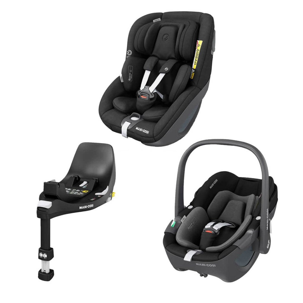 Bambinista - MAXI COSI - Travel - MAXI COSI 360 Family Car Seat and Base Travel System - Black