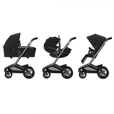 Bambinista - MAXI COSI - Travel - MAXI COSI Fame 10 Piece 360 PRO2 Pushchair Premium Travel System - Twillic Black