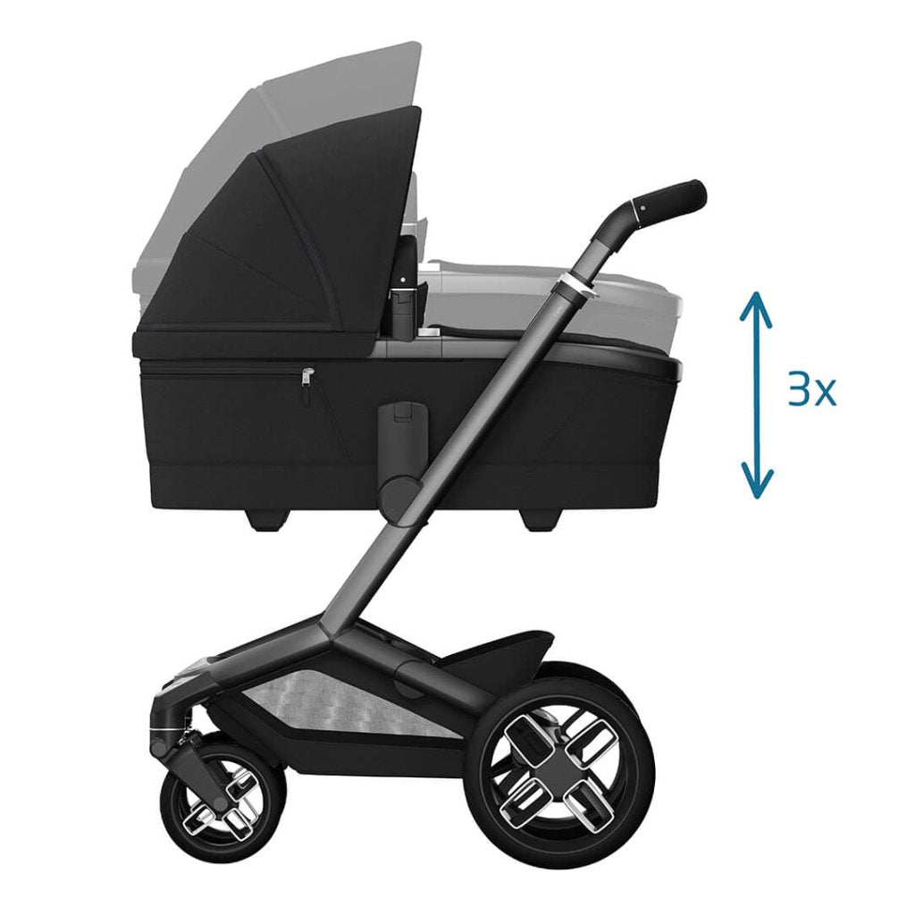 Bambinista - MAXI COSI - Travel - MAXI COSI FAME 10 Piece Premium Travel System with FamilyFix 360 Pro2 - Twilic Black