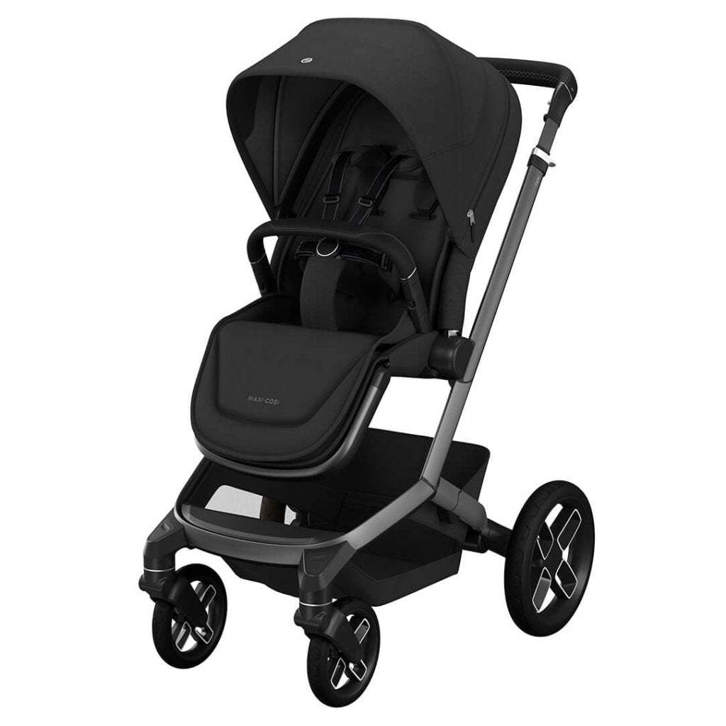 Bambinista - MAXI COSI - Travel - MAXI COSI FAME 10 Piece Premium Travel System with FamilyFix 360 Pro2 - Twilic Black