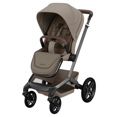 Bambinista - MAXI COSI - Travel - MAXI COSI FAME 10 Piece Premium Travel System with FamilyFix 360 Pro2 - Twilic Truffle (Black Wheel)