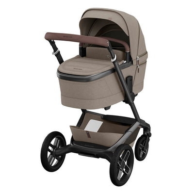 Bambinista - MAXI COSI - Travel - MAXI COSI FAME 10 Piece Premium Travel System with FamilyFix 360 Pro2 - Twilic Truffle (Black Wheel)