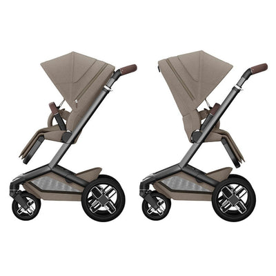 Bambinista - MAXI COSI - Travel - MAXI COSI FAME 10 Piece Premium Travel System with FamilyFix 360 Pro2 - Twilic Truffle (Black Wheel)