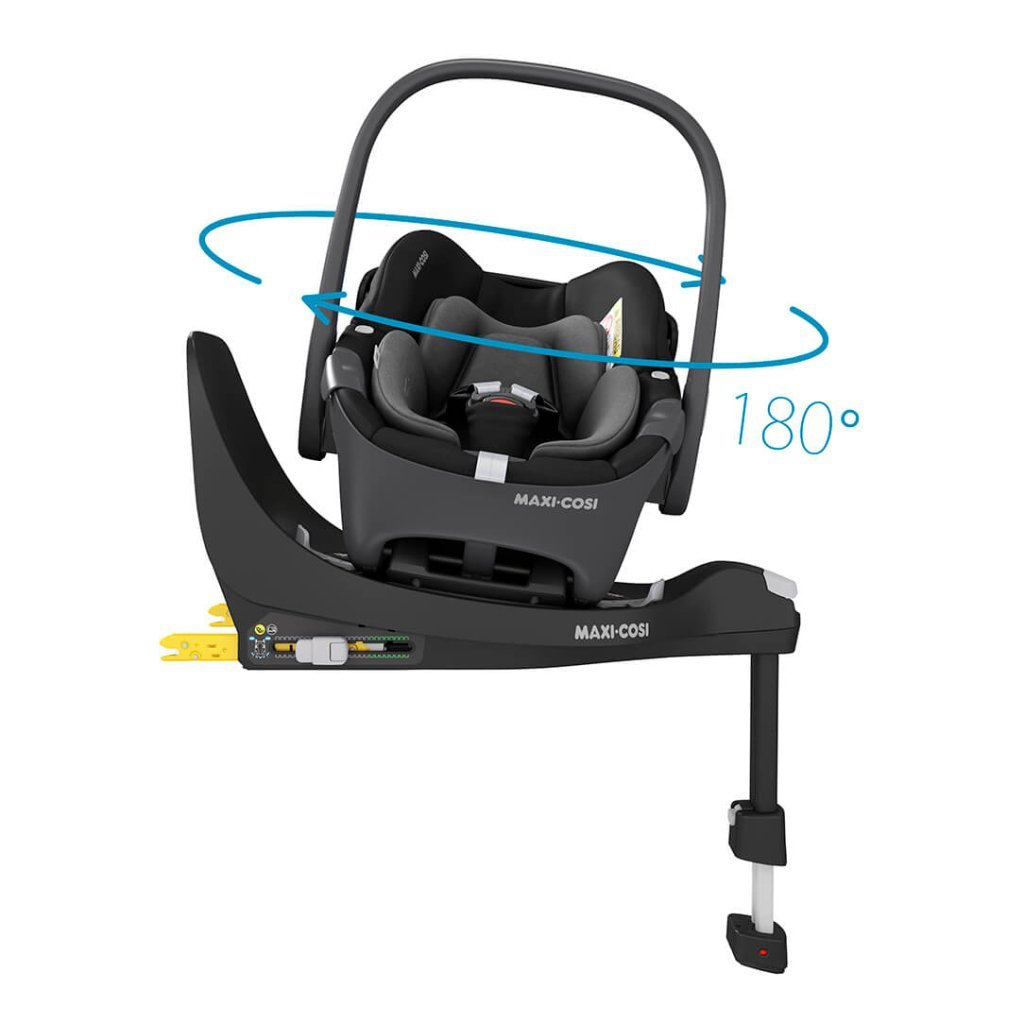 Bambinista - MAXI COSI - Travel - MAXI COSI FAME 10 Piece Premium Travel System with FamilyFix 360 Pro2 - Twilic Truffle (Black Wheel)