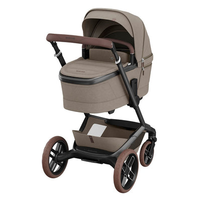 Bambinista - MAXI COSI - Travel - MAXI COSI FAME 10 Piece Premium Travel System with FamilyFix 360 Pro2 - Twilic Truffle (Brown Wheel)