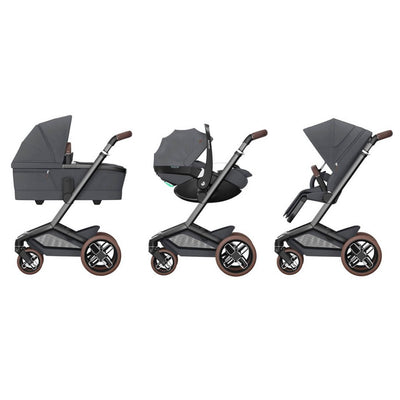 Bambinista - MAXI COSI - Travel - MAXI COSI FAME 10 Piece Premium Travel System with FamilyFix 360 Pro2 – Twillic Graphite