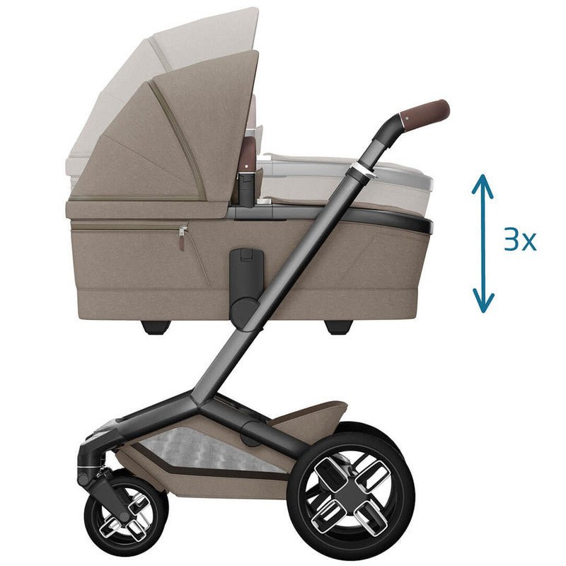 Bambinista - MAXI COSI - Travel - Maxi - Cosi FAME 7 Piece Essential Travel System - Twillic Truffle (Black Wheels)