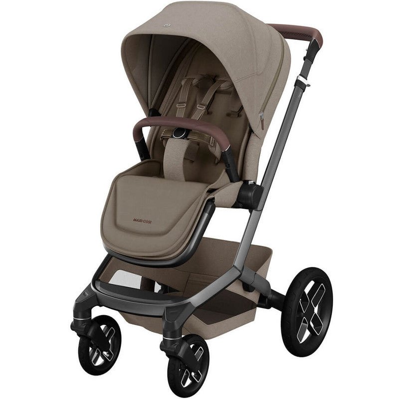 Bambinista - MAXI COSI - Travel - Maxi - Cosi FAME 7 Piece Essential Travel System - Twillic Truffle (Black Wheels)