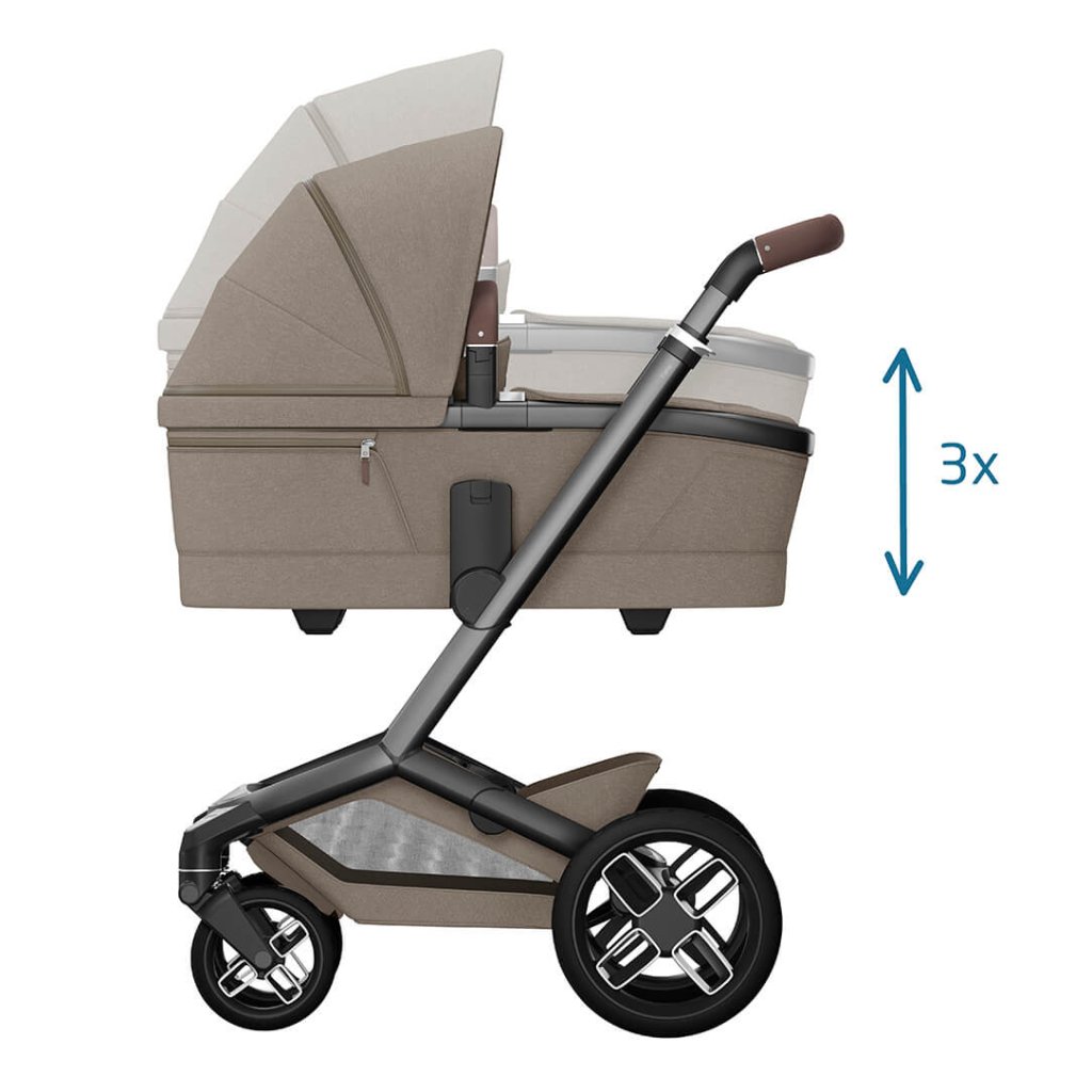 Bambinista - MAXI COSI - Travel - MAXI COSI FAME 9 Piece Complete Travel System - Twillic Truffle (Black Wheels)