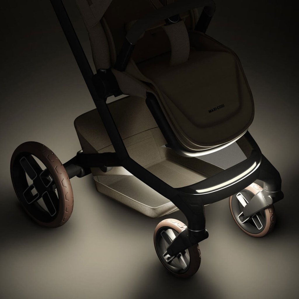 Bambinista - MAXI COSI - Travel - MAXI COSI Fame Pushchair Pebble 360 PRO2 Travel System - Twillic Truffle (Brown Wheels)