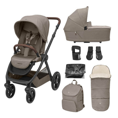 Bambinista - MAXI COSI - Travel - MAXI COSI Oxford 7 - Piece Essential Travel System - Twillic Truffle